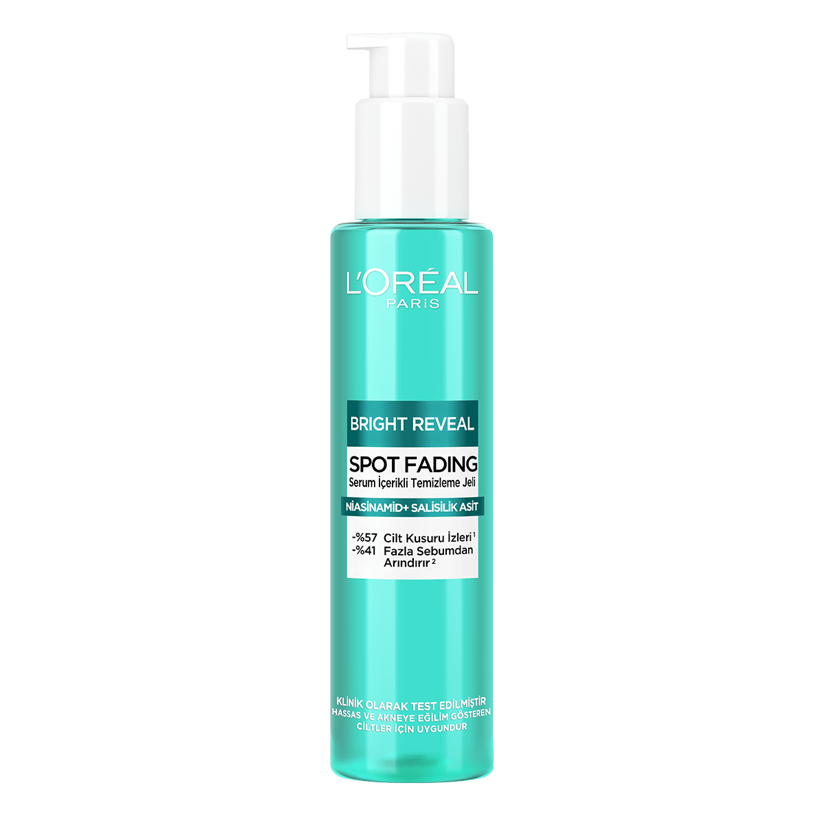 Loreal Paris Bright Reveal Cilt Kusuru İzi Karşıtı, Serum İçerikli Temizleme Jeli Niasinamid+Salisilik Asit 150ml - Melori