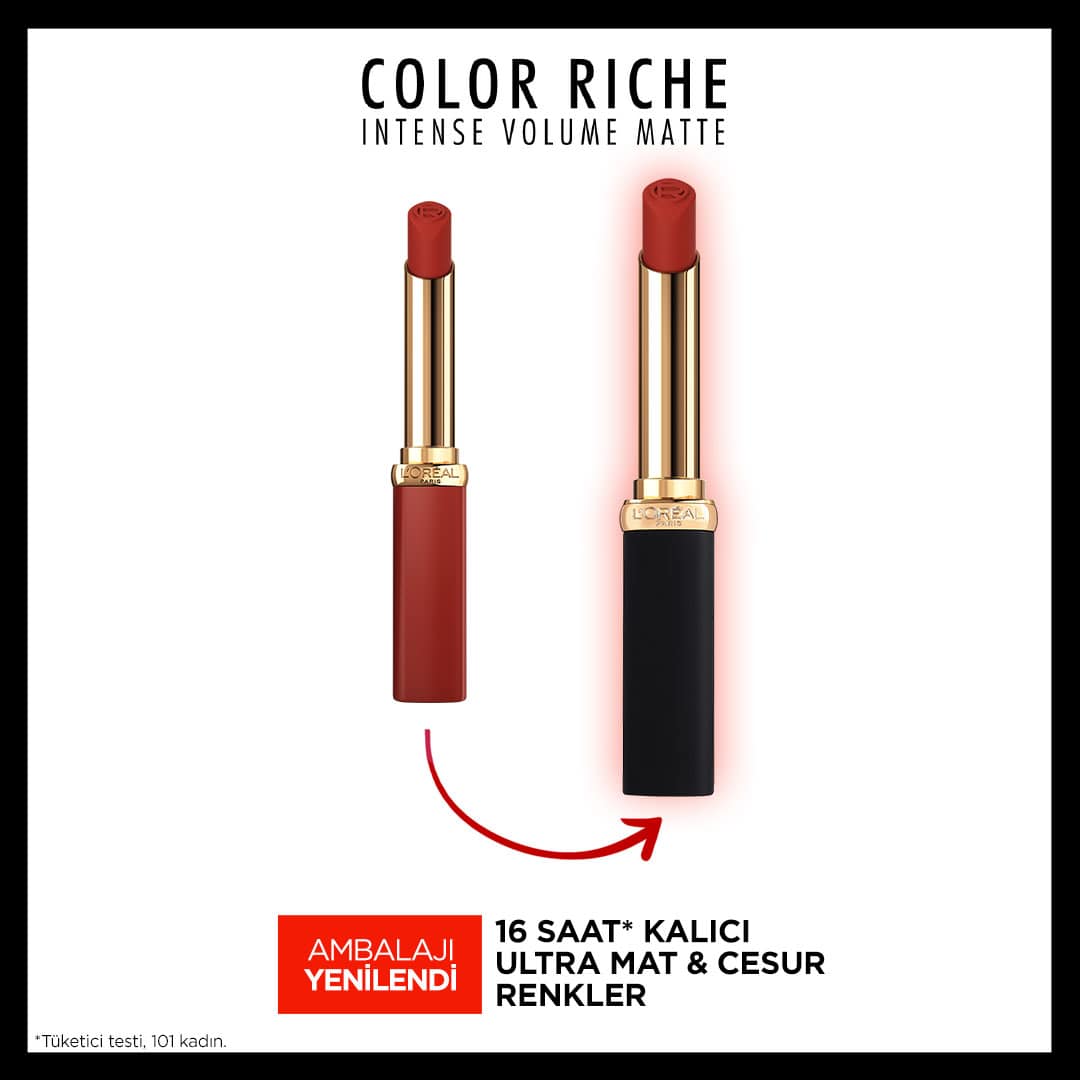 Loreal Paris Color Riche Intense Volume Matte Ruj - 200 Orange Stand Up - Melori