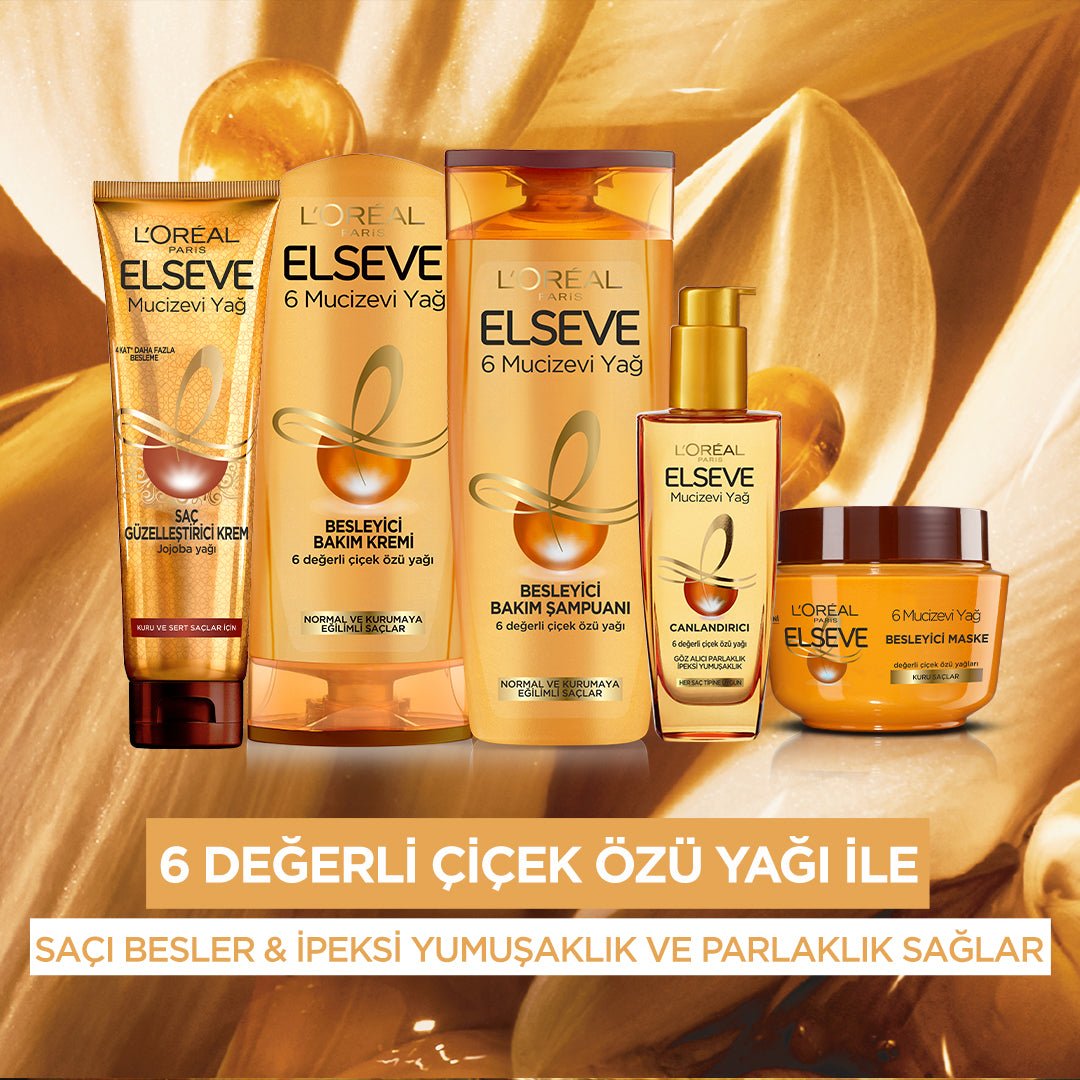 Loreal Paris Elseve Mucizevi Yağ Saç Güzelleştirici Krem 150 ml - Kuru ve Sert Saçlar - Melori