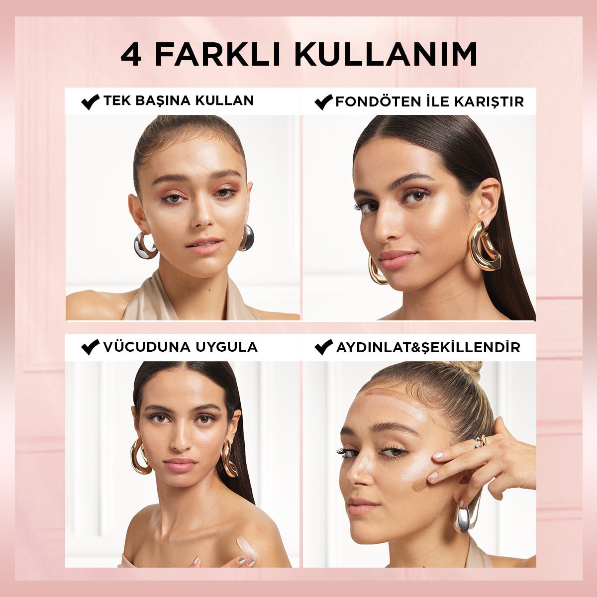 Loreal Paris Glotion All - In - One Doğal Işıltı 901 - Fair Glow 40 ml - Melori