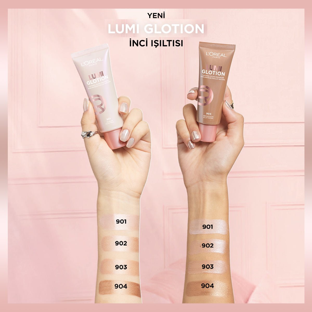 Loreal Paris Glotion All - In - One Doğal Işıltı 902 - Light Glow 40 ml - Melori