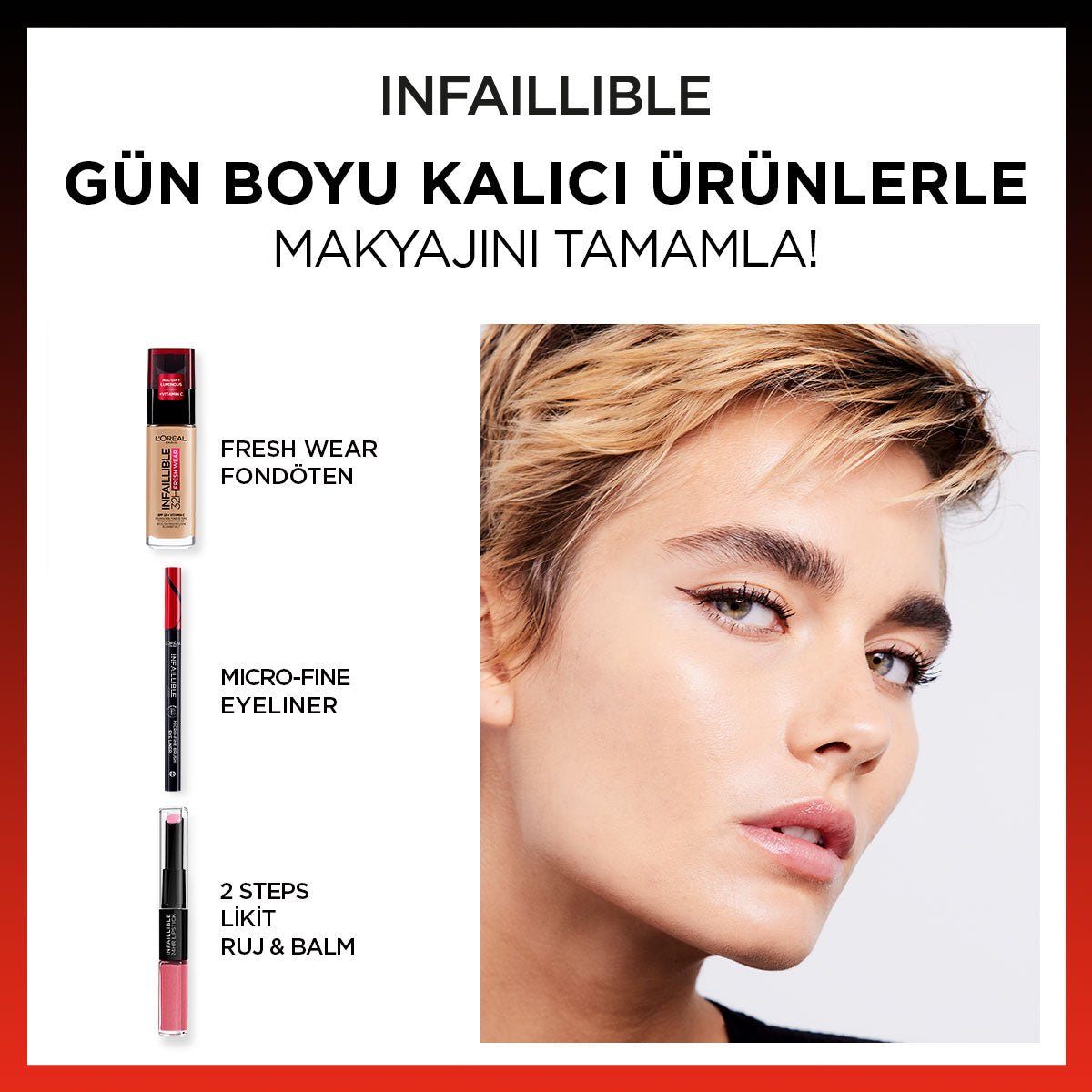 Loreal Paris Infaillible 36H Grip Micro Fine Eyeliner 03 Ancient Rose - Melori
