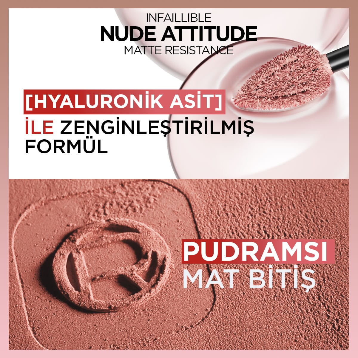 Loreal Paris Infaillible Matte Resistance Likit Mat Ruj - 630 Rose Heat - Melori