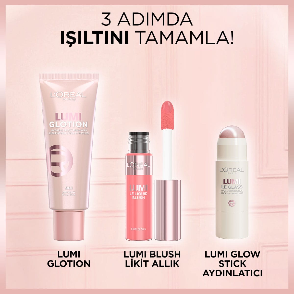 Loreal Paris Lumi Blush Likit Allık - 635 Glowy Worth It Medium - Melori