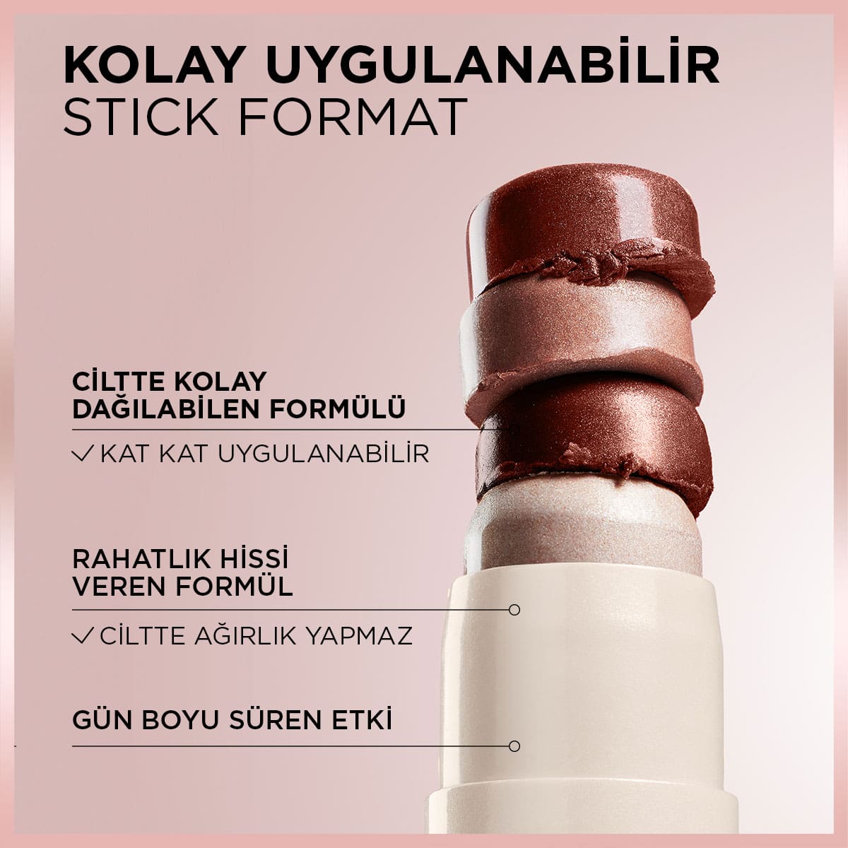Loreal Paris Lumi Glass Islak Bitişli Stick Aydınlatıcı - 610 Glassy Pearl Eclat - Melori