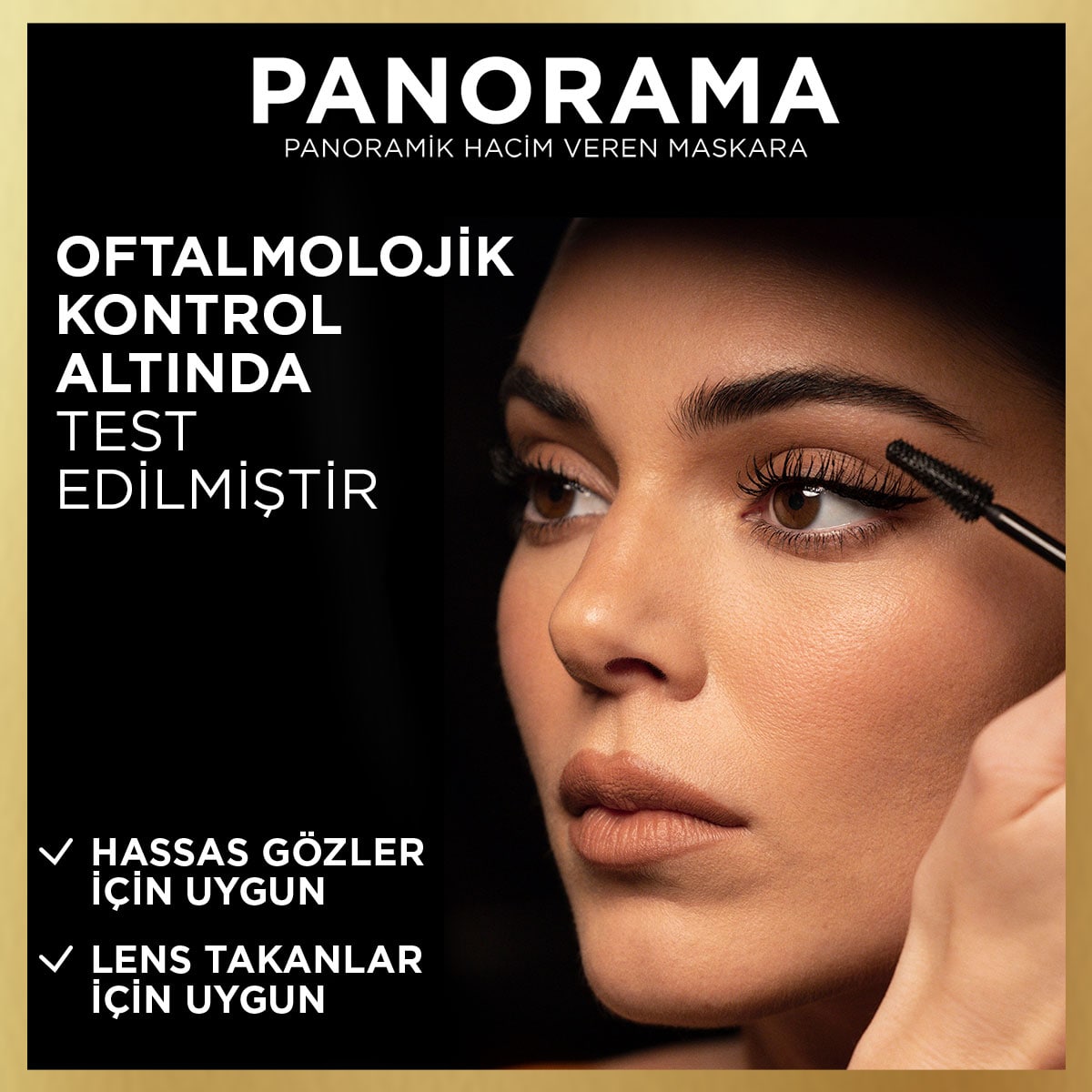 Loreal Paris Panorama Hacim Veren Maskara Koyu Kahverengi - Melori