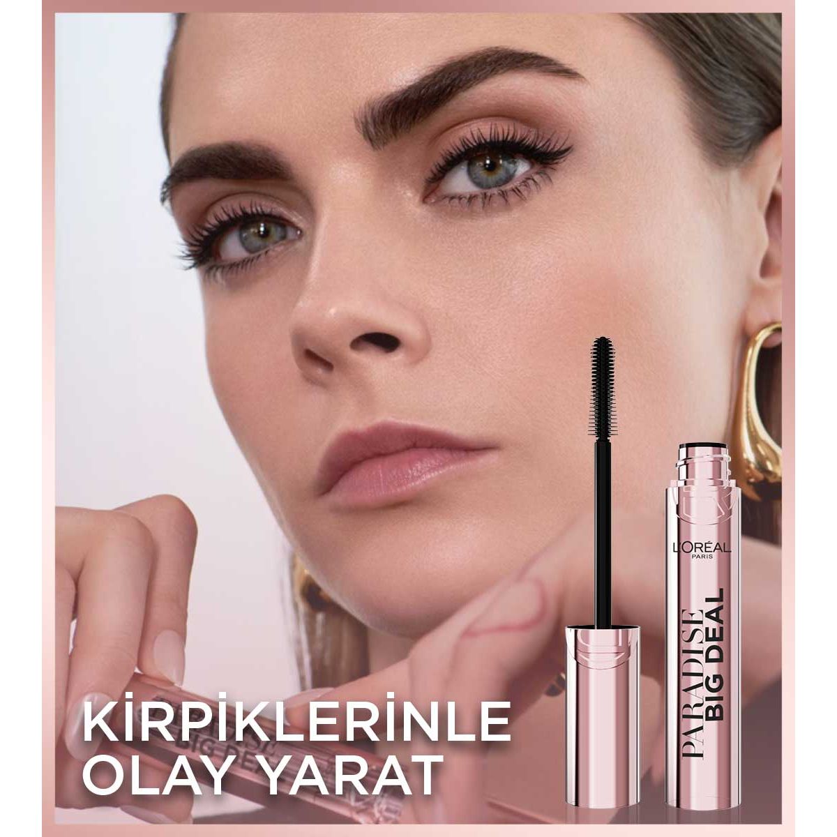 Loreal Paris Paradise Big Deal Maskara - Siyah - Melori