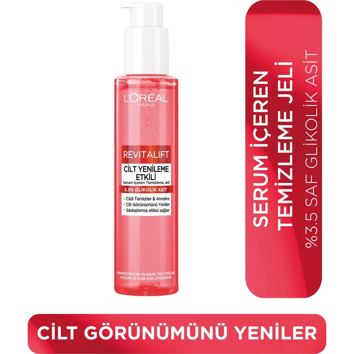 Loreal Paris Revitalift Cilt Yenileme Etkili Temizleme Jeli 150ML - Glikolik Asit - Melori