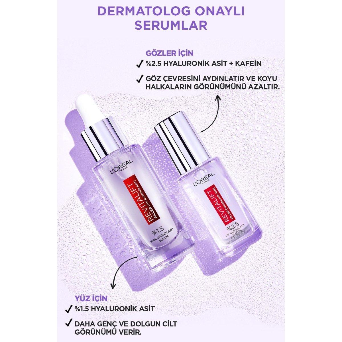 Loreal Paris Revitalift Filler Aydınlatıcı Göz Serumu 20ml - Melori