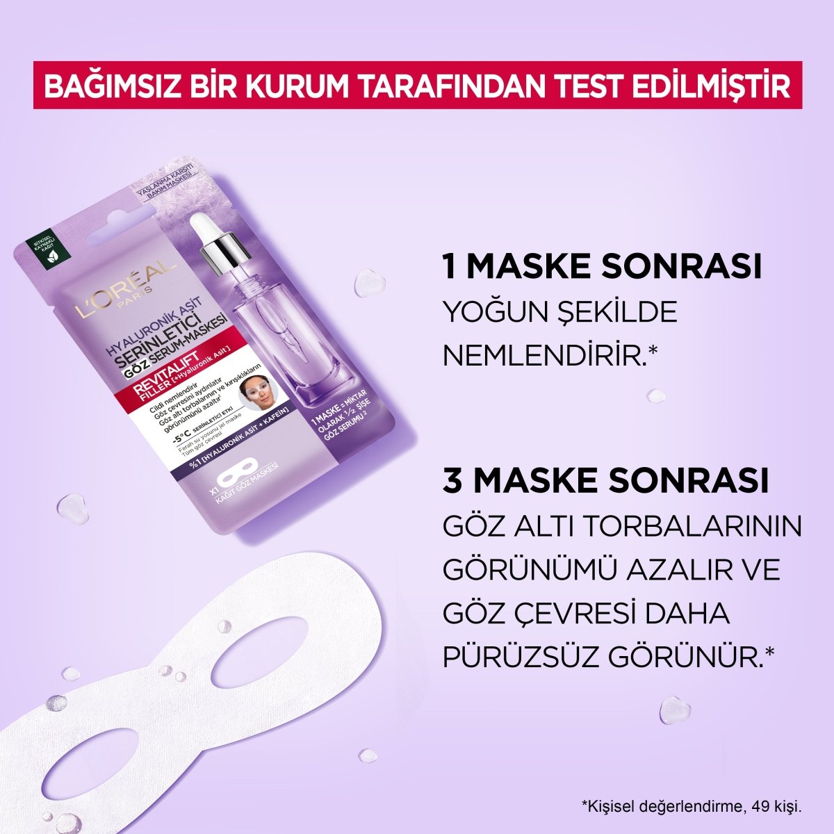 Loreal Paris Revitalift Filler Serinletici Göz Serum - Maskesi - Melori