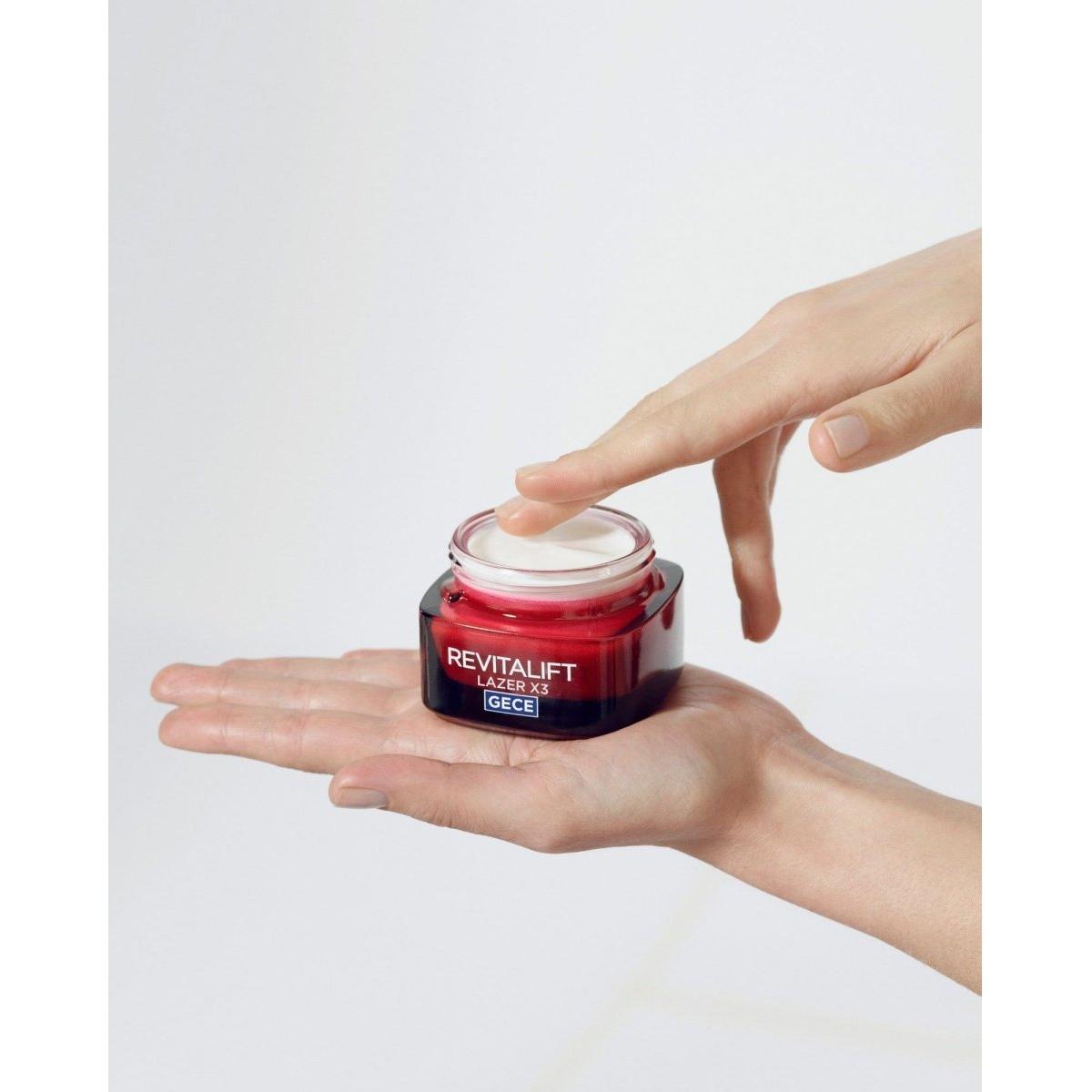 Loreal Paris Revitalift Lazer X3 Yoğun Yaşlanma Karşıtı Gece Bakım Kremi - Melori