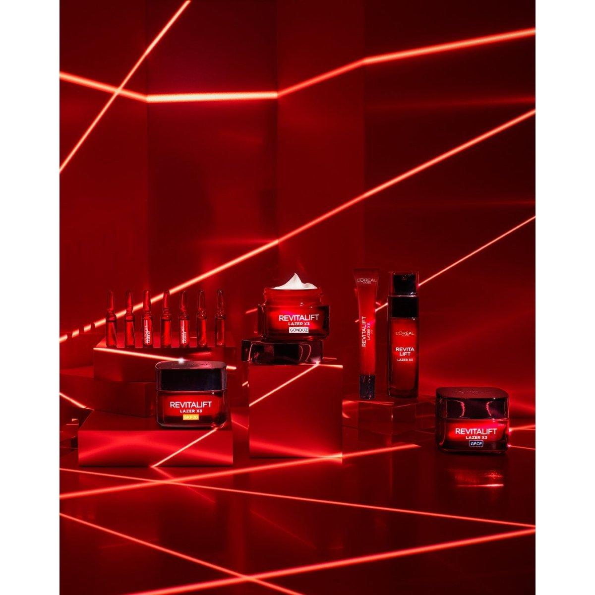 Loreal Paris Revitalift Lazer X3 Yoğun Yaşlanma Karşıtı Gece Bakım Kremi - Melori