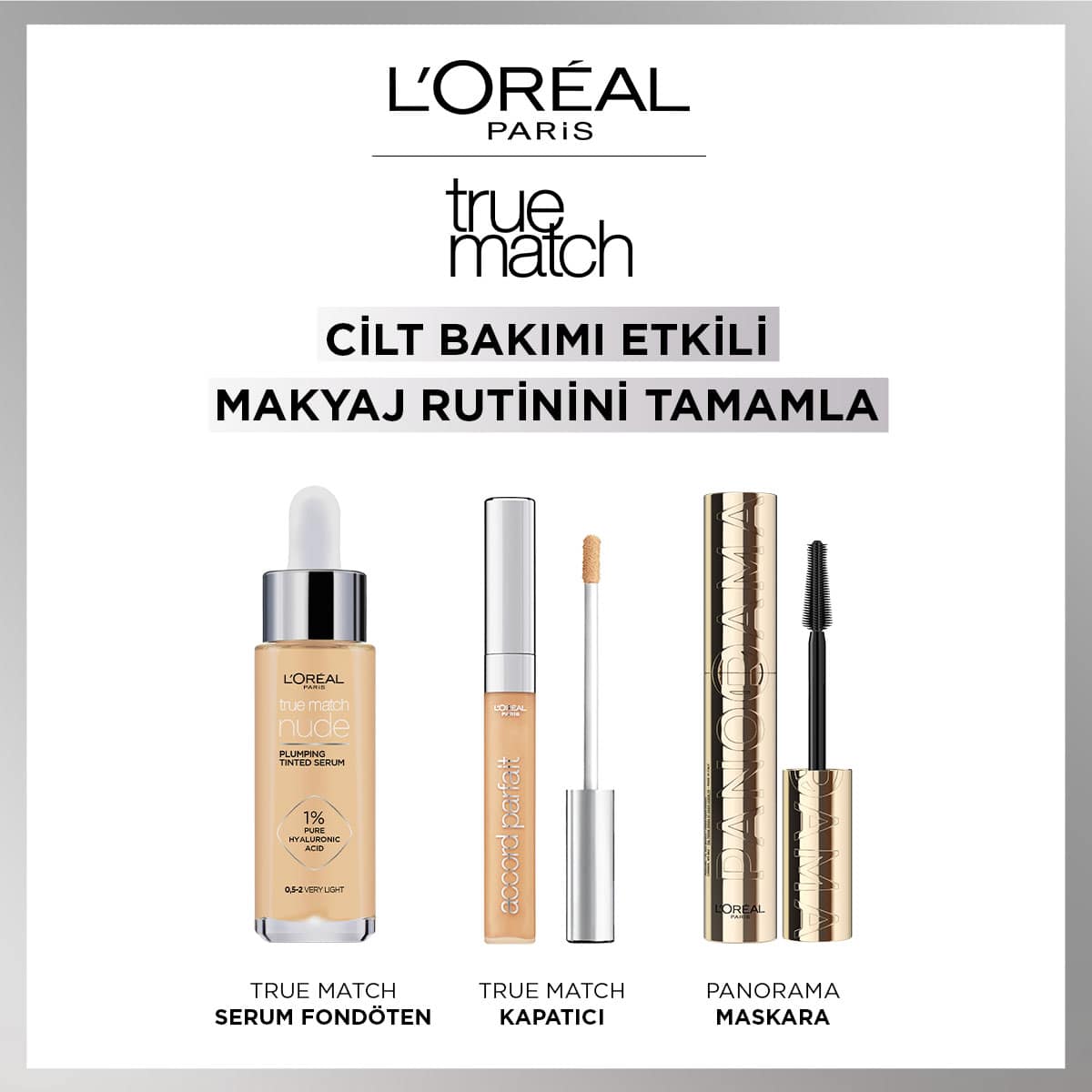 Loreal Paris True Match Nude Fondöten Serum 1 - 2 Rosy Light - Melori