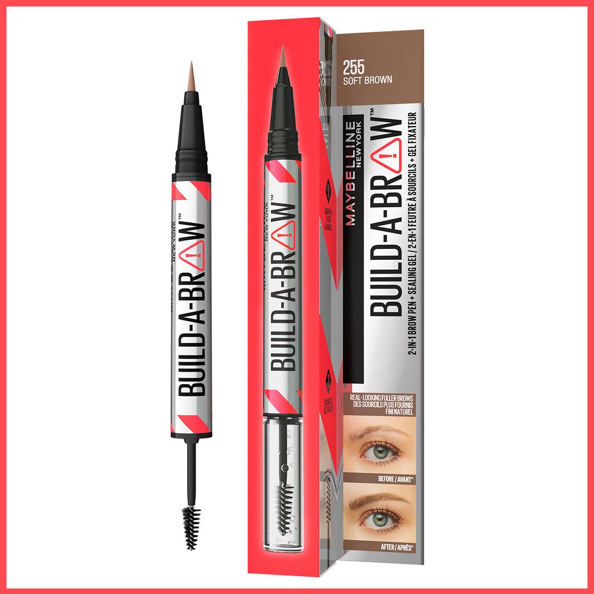 Maybelline New York Build a Brow 2in1 Kaş Kalemi ve Jeli Soft Brown - Melori