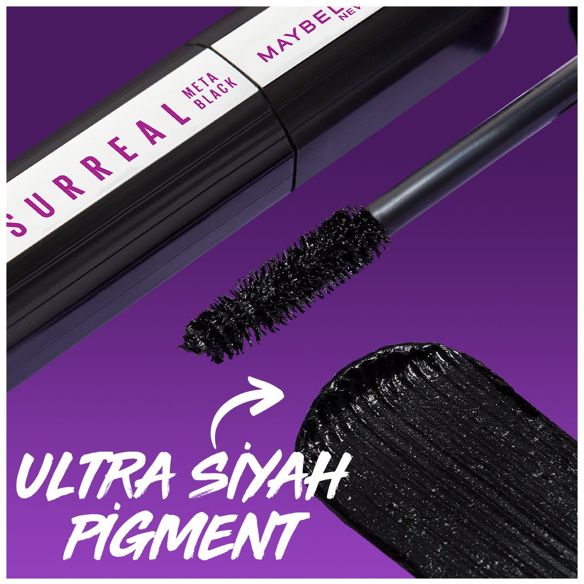 Maybelline New York Falsies Surreal Meta Black Maskara - Melori