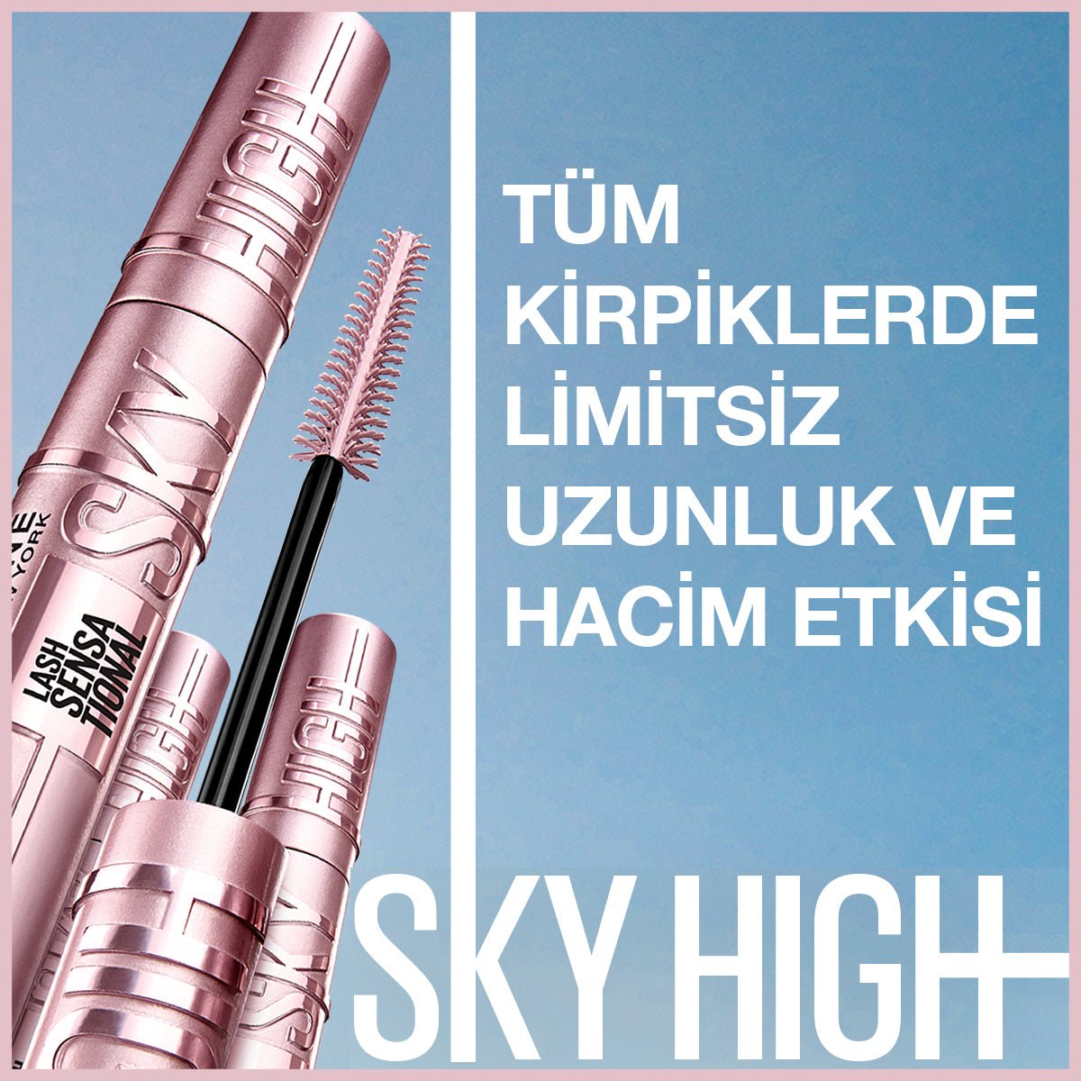 Maybelline New York Lash Sensational Sky High Maskara - Melori