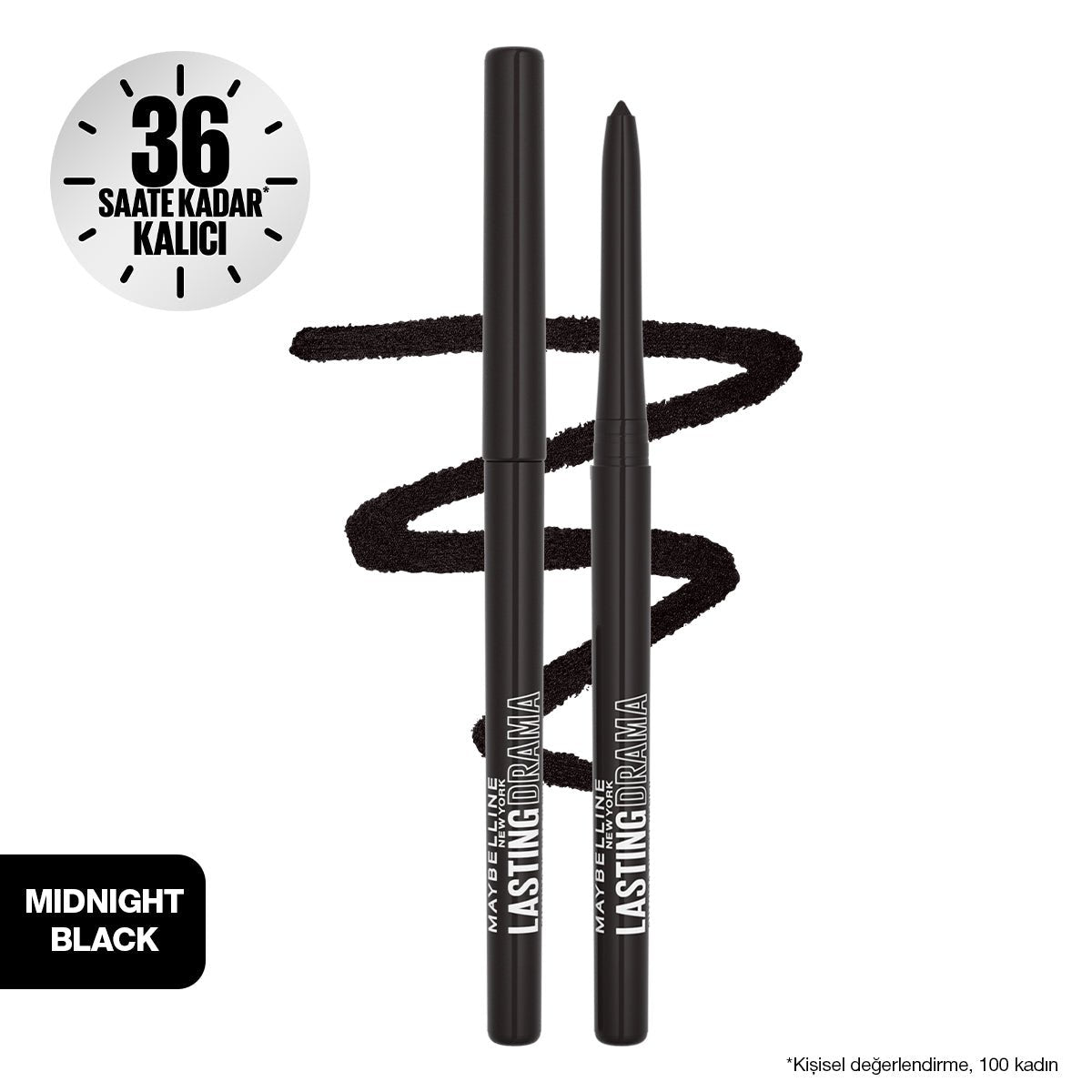 Maybelline New York Lasting Drama Automatic Liner Göz Kalemi - Midnight Black - Melori