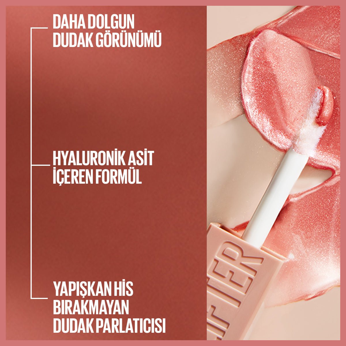 Maybelline New York Lifter Gloss Nemlendirici Dudak Parlatıcısı - 004 Silk - Melori