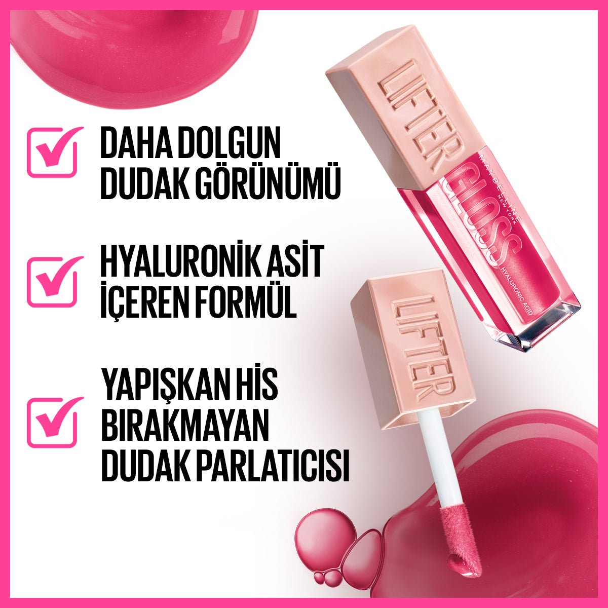 Maybelline New York Lifter Gloss Nemlendirici Dudak Parlatıcısı - 22 Peach Ring - Melori