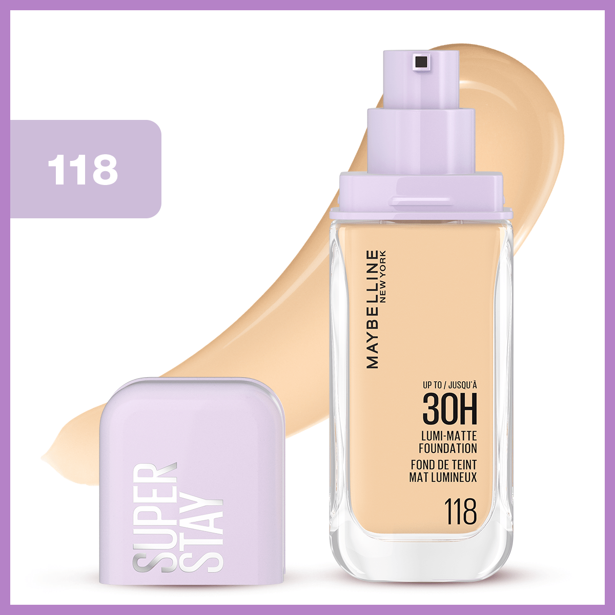 Maybelline New York Super Stay Lumi Matte Fondöten - 118 - Melori