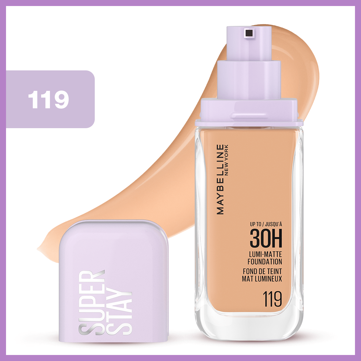 Maybelline New York Super Stay Lumi Matte Fondöten - 119 - Melori