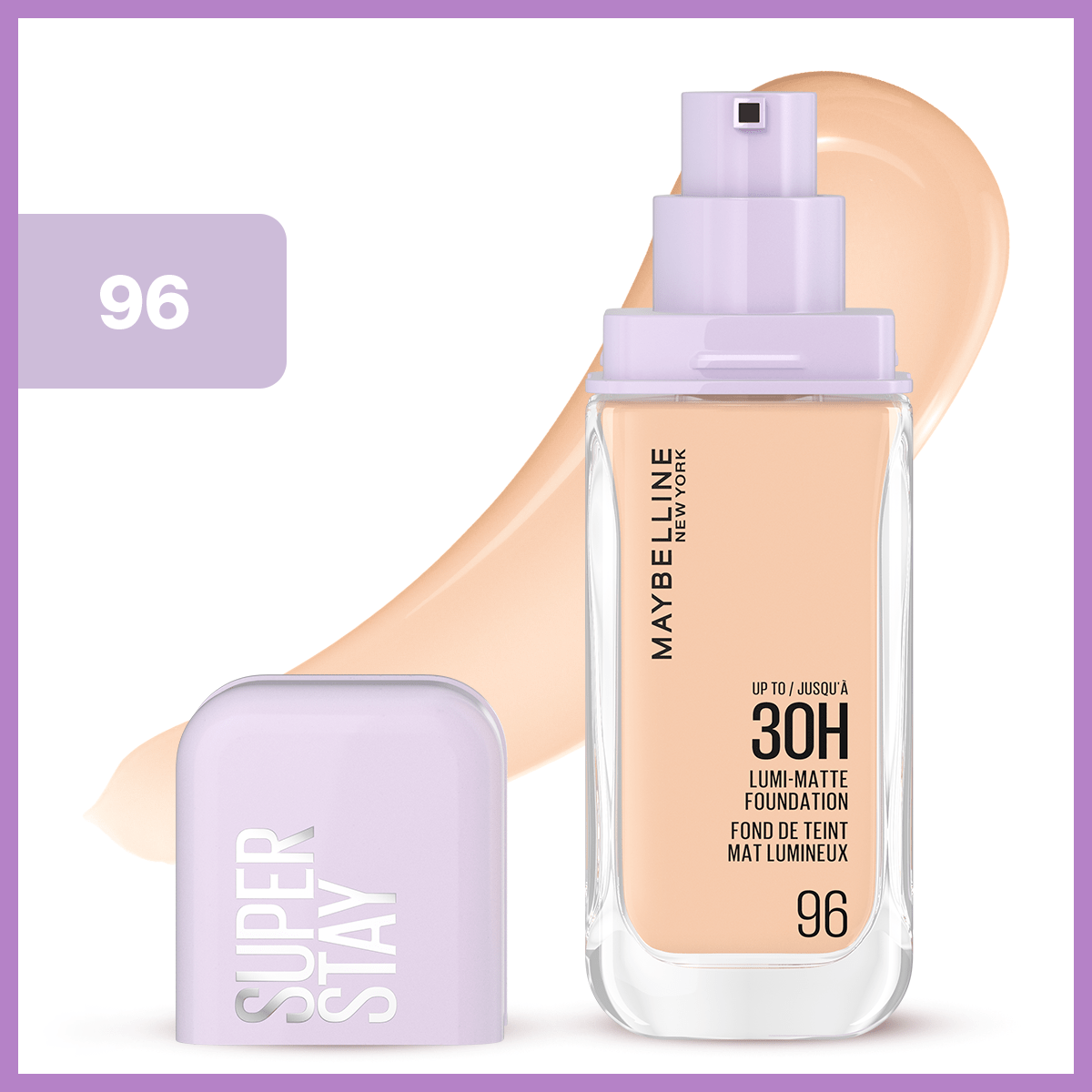 Maybelline New York Super Stay Lumi Matte Fondöten - 96 - Melori