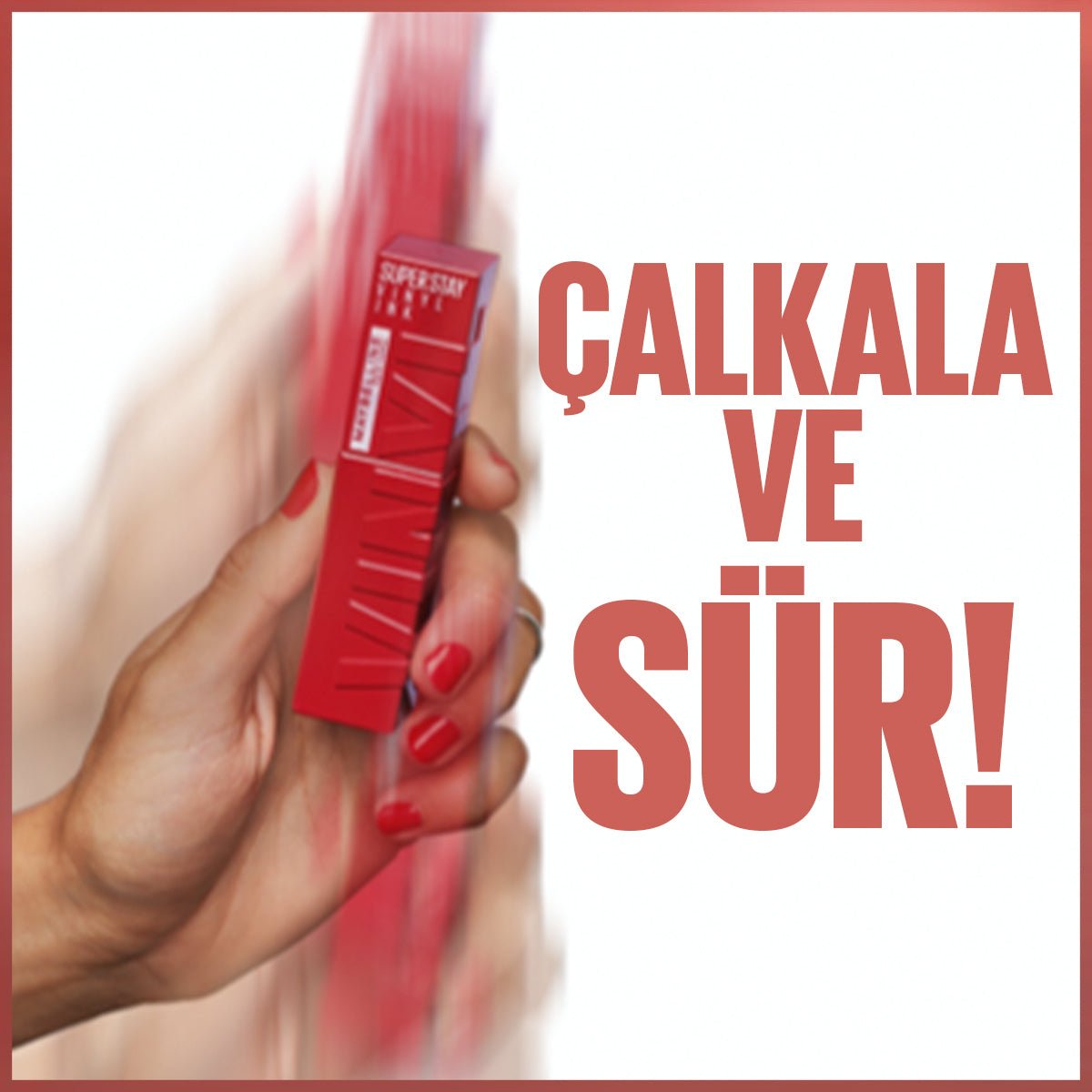 Maybelline New York Super Stay Vinyl Ink Uzun Süre Kalıcı Likit Parlak Ruj 130 Extra - Melori