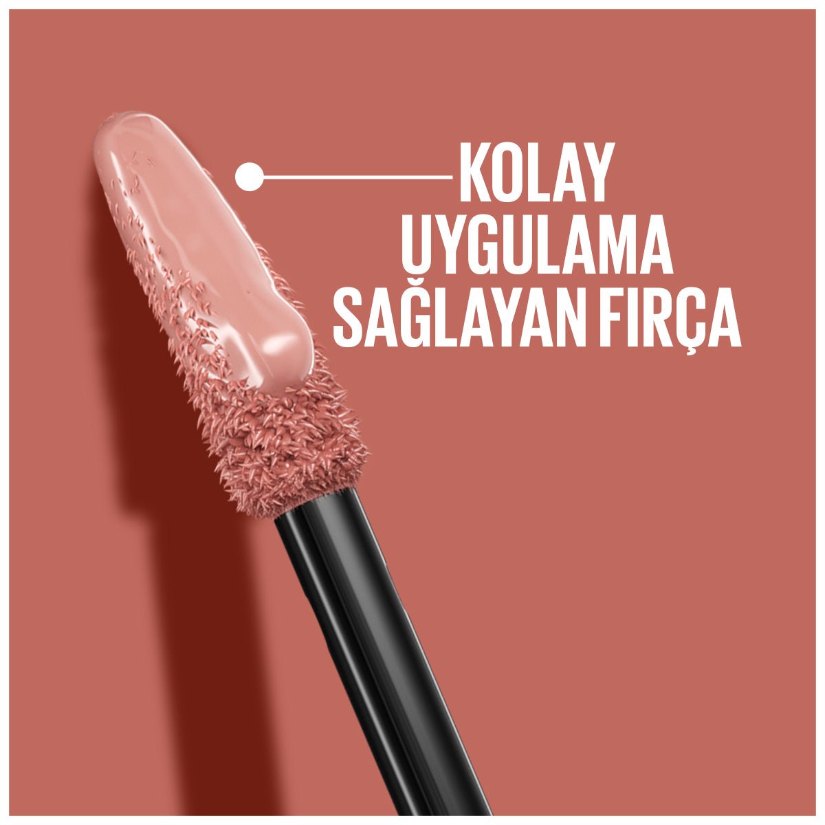 Maybelline New York Super Stay Vinyl Ink Uzun Süre Kalıcı Likit Parlak Ruj 130 Extra - Melori