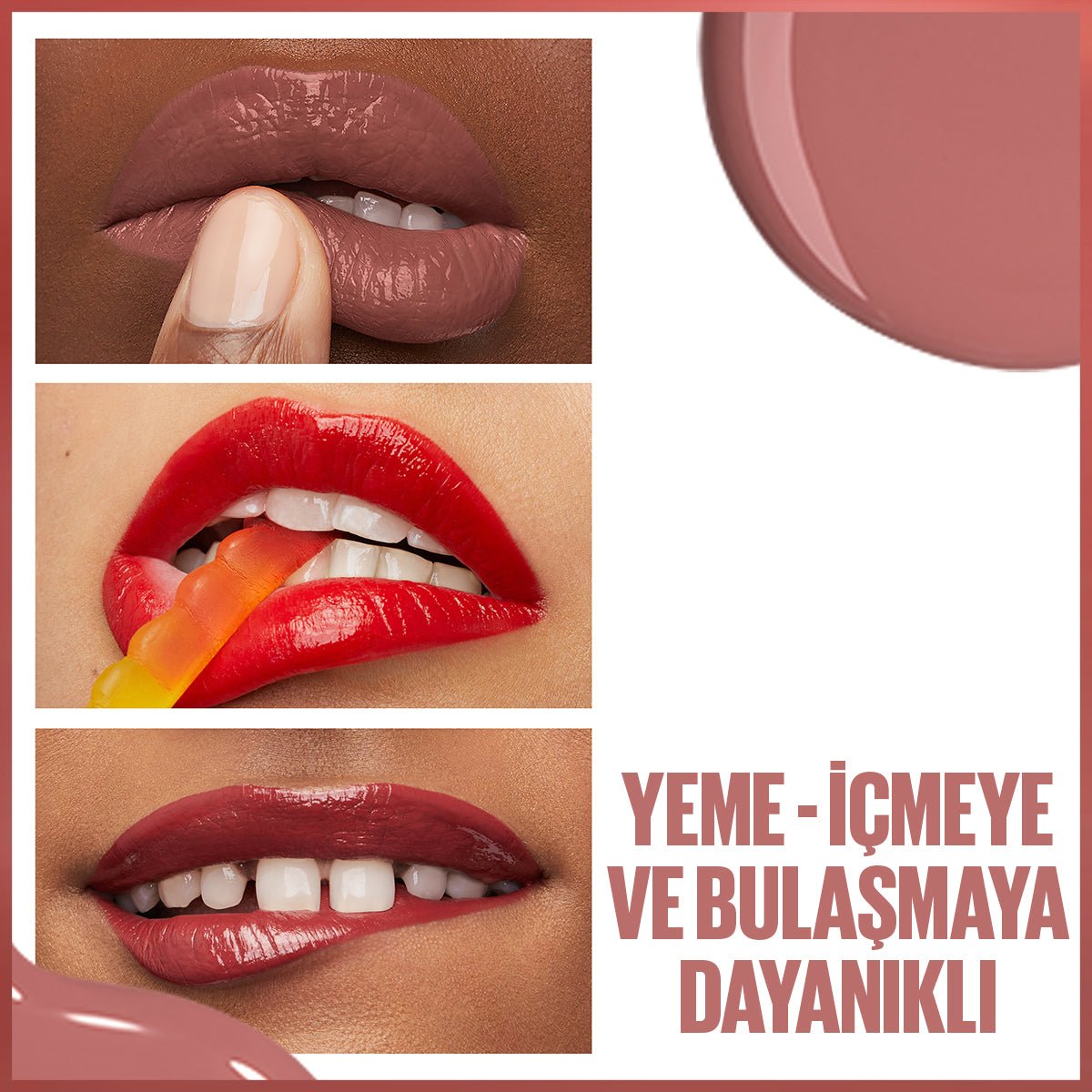 Maybelline New York Super Stay Vinyl Ink Uzun Süre Kalıcı Likit Parlak Ruj 130 Extra - Melori