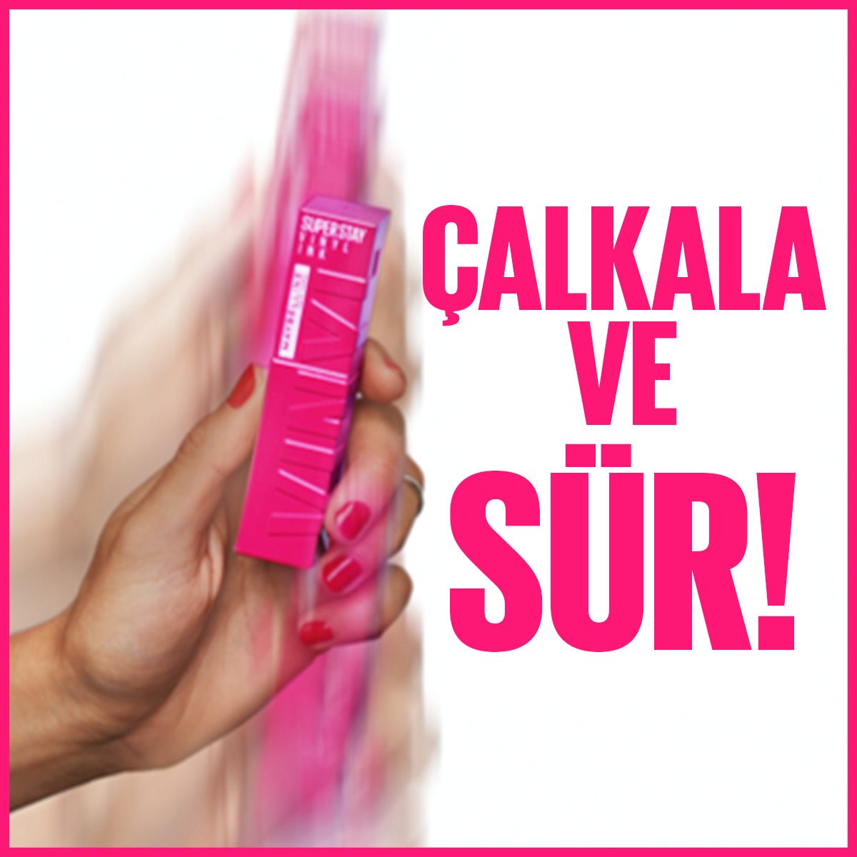 Maybelline New York Super Stay Vinyl Ink Uzun Süre Kalıcı Likit Parlak Ruj 155 Upbeat - Melori