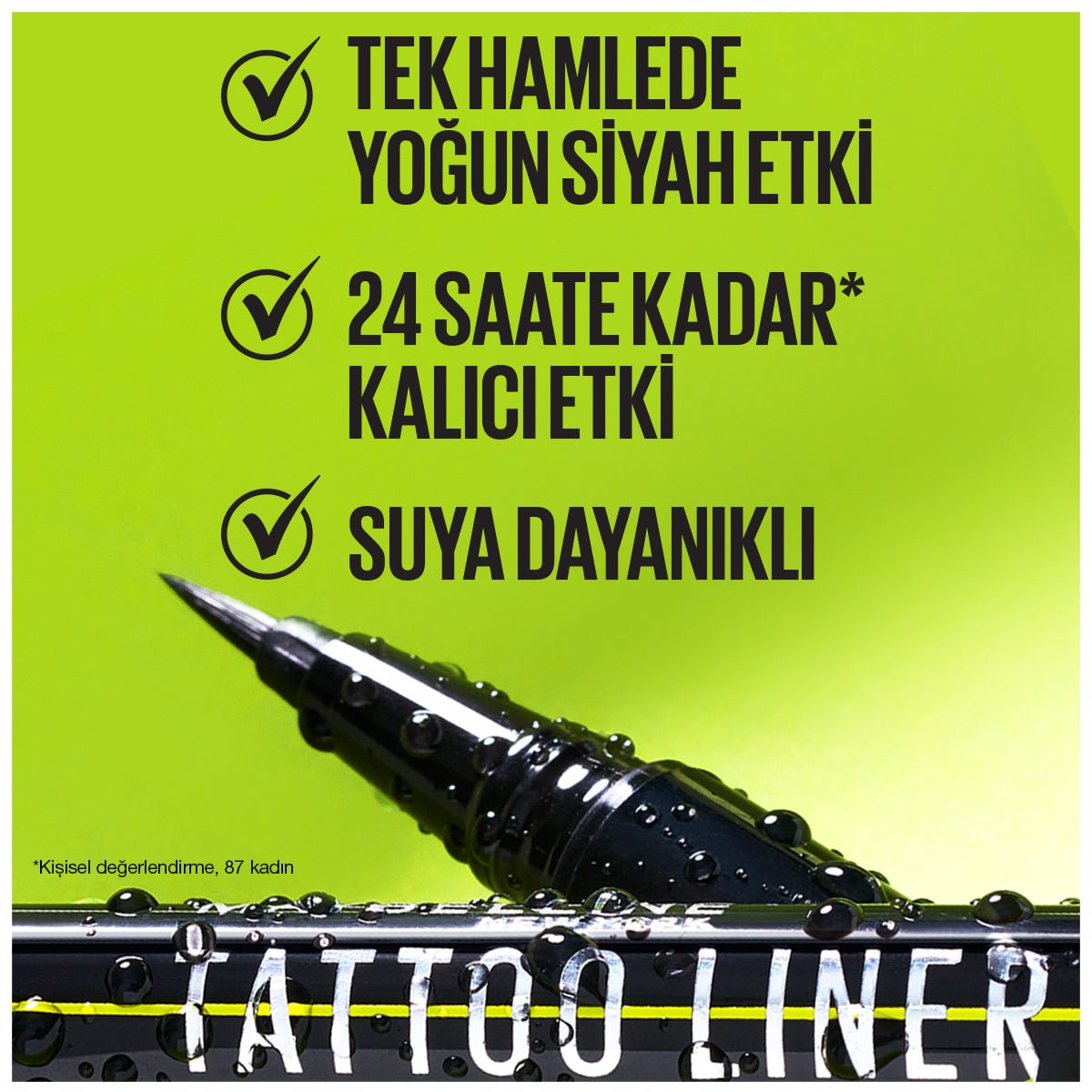 Maybelline New York Tattoo Liner Ink Pen - Black - Melori