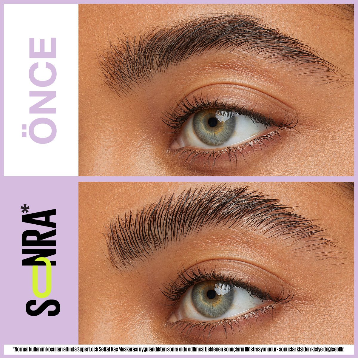 Maybelline Super Lock Brow Glue Kaş Sabitleyici Maskara - Melori