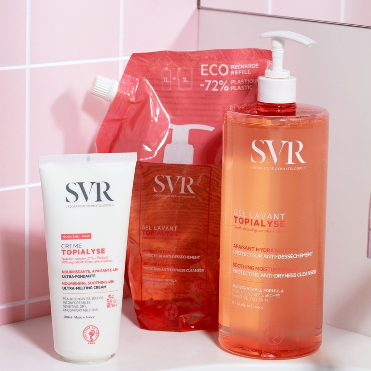 SVR Topialyse Cleansing Gel Lavant 1 lt - Melori