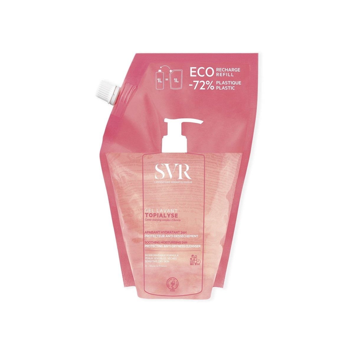 SVR Topialyse Cleansing Gel Lavant 1 lt - Melori