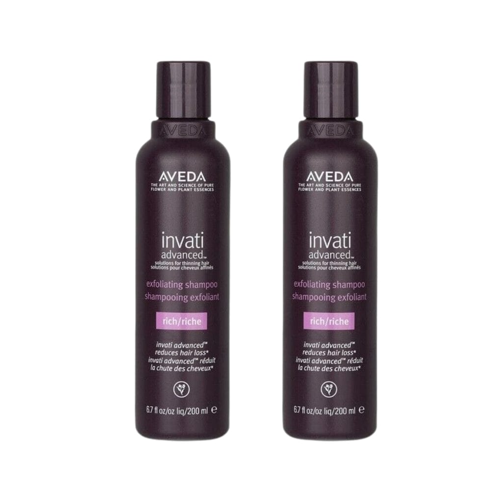 Aveda Invati Advanced Exfoliating Shampoo Rich 200 ml -2 Pack