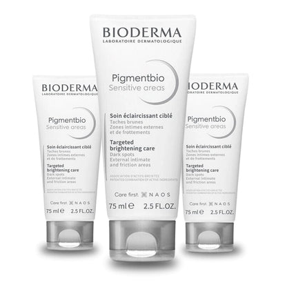 Bioderma Pigmentbio Sensitive Area Whitening Cream 75 ml -3 Pack