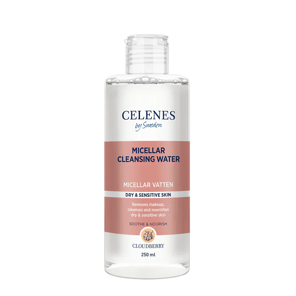 Celenes by Sweden Cloudberry Micellar Cleasing Water 250 ml / 8.5 fl oz