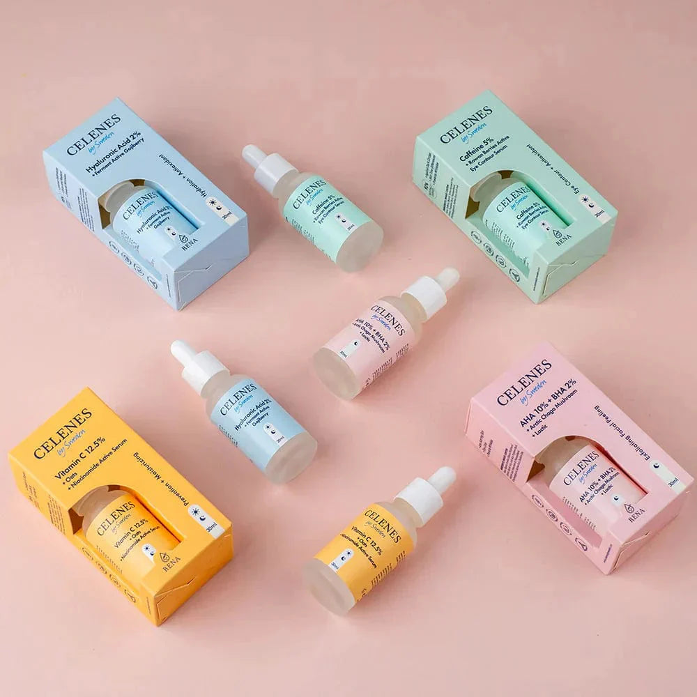 Celenes by Sweden Rena Vitamin C 12.5% + Oats + Niacinamide Active Serum 30 ml