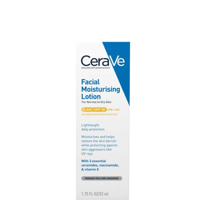 Cerave Facial Moisturising Lotion Spf 50 52 ml -2 Pack