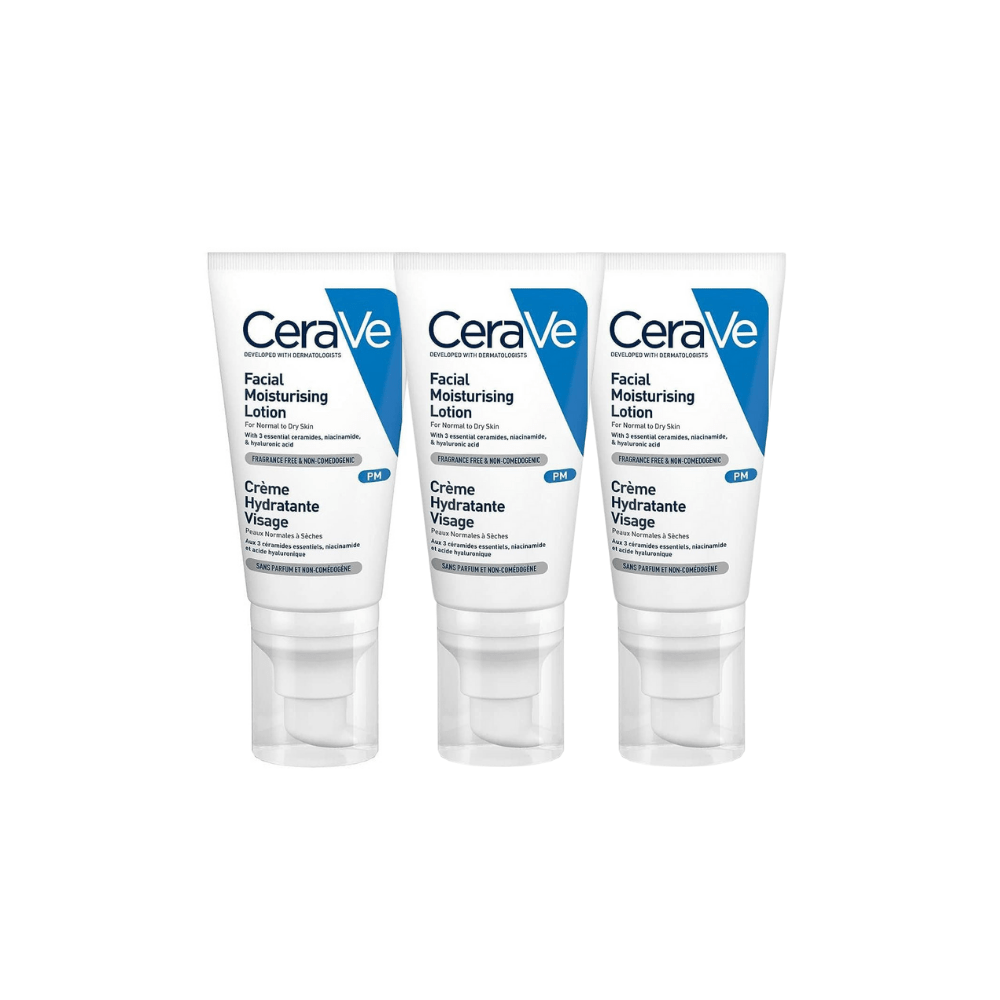 Cerave Moisturising Face Cream 52 ml 3 Pack