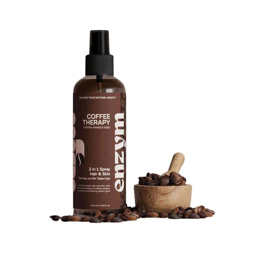 Enzym Cosmetics Natural Coffee Tonic Hair (Anti-Shedding, Repairing) and Skin Care 200 ml