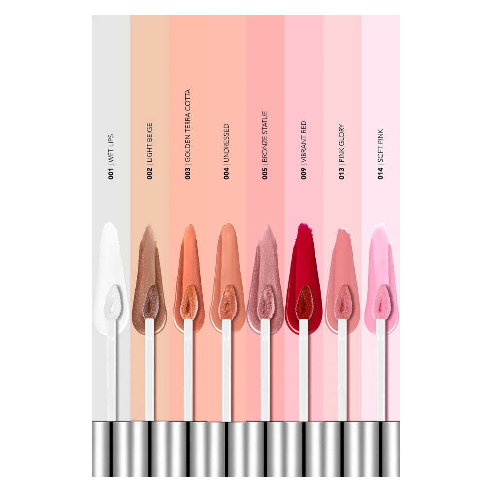 Flormar Dewy Lip Glaze Non-Sticky Lip Gloss for a Glossy &amp; Full Look - 001 Wet Lips