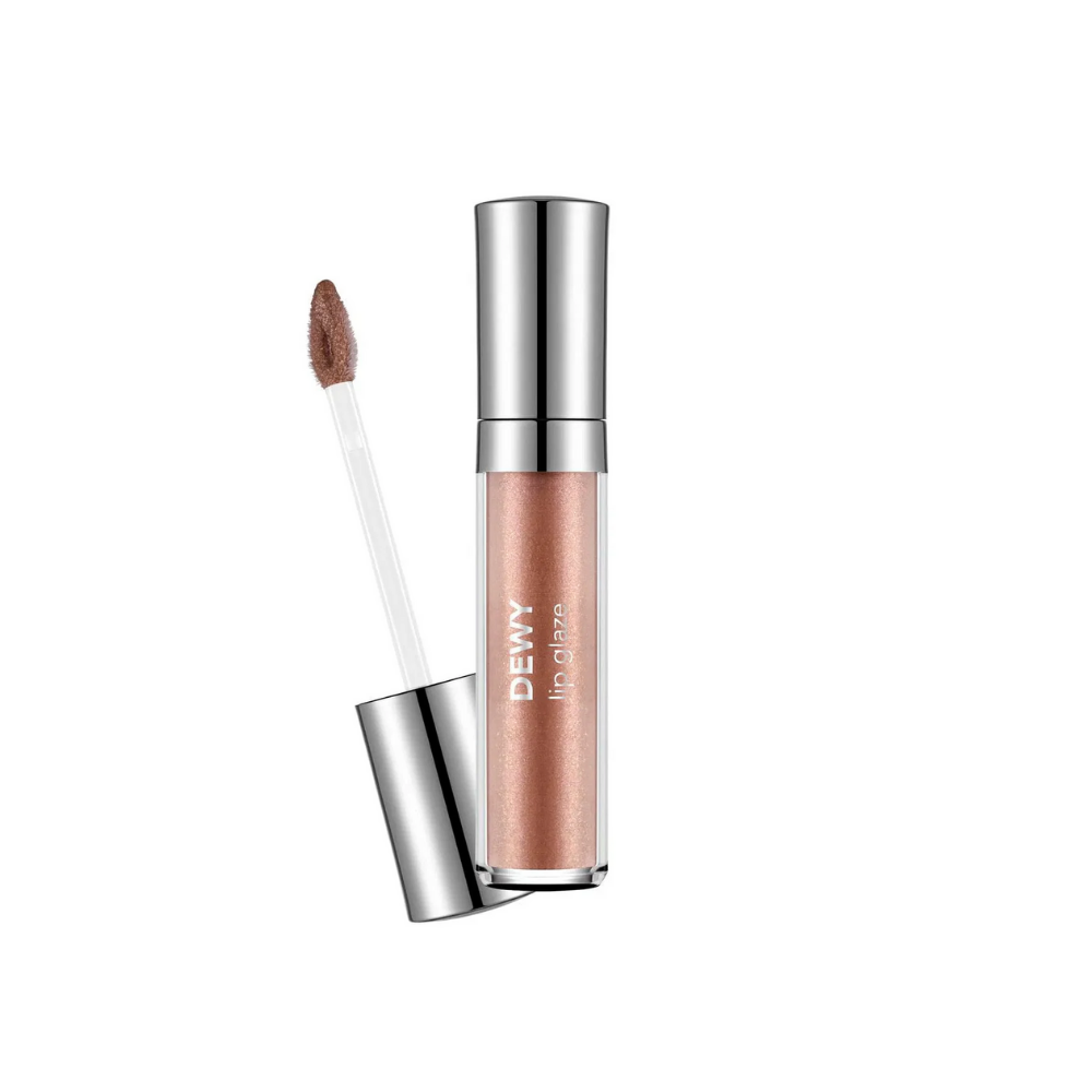 Flormar Dewy Lip Glaze Non-Sticky Lip Gloss for a Glossy &amp; Full Look - 002 Light Beige