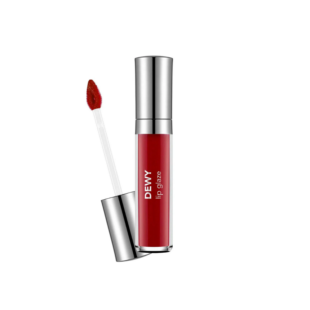 Flormar Dewy Lip Glaze Non-Sticky Lip Gloss for a Glossy &amp; Full Look - 009 Vibrant Red