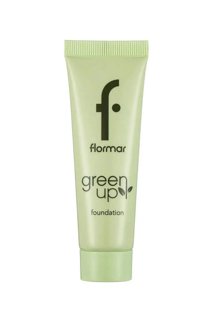Flormar Green Up Vegan Foundation with Creamy Texture &amp; Semi-Matte Finish 30ml - 004 Sand