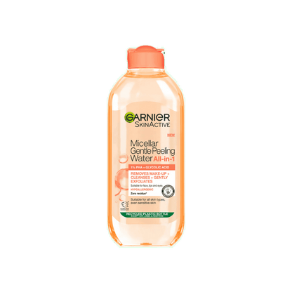 Garnier Skin Active Micellar Gentle Peeling Water Cleanse, Exfoliate &amp; Glow 400 ml / 13.5 fl oz