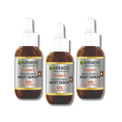 Garnier Skin Naturals Vitamin C Garnier Vitamin C Anti-Dark Spots &amp; Brightening Night Serum 30 ml 3 Pack