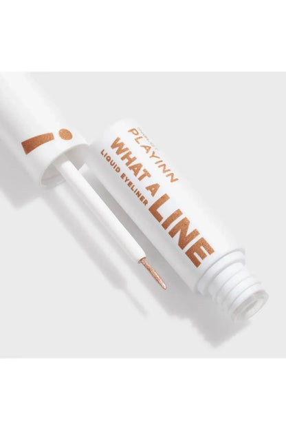 Inglot Playinn What A Line Liquid Eyeliner - Powerful Gold 14