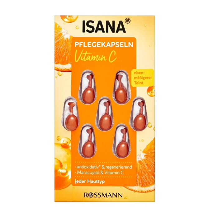 Isana Capsule Serum Vitamin C &amp; Maracuja Oil 7x0,38