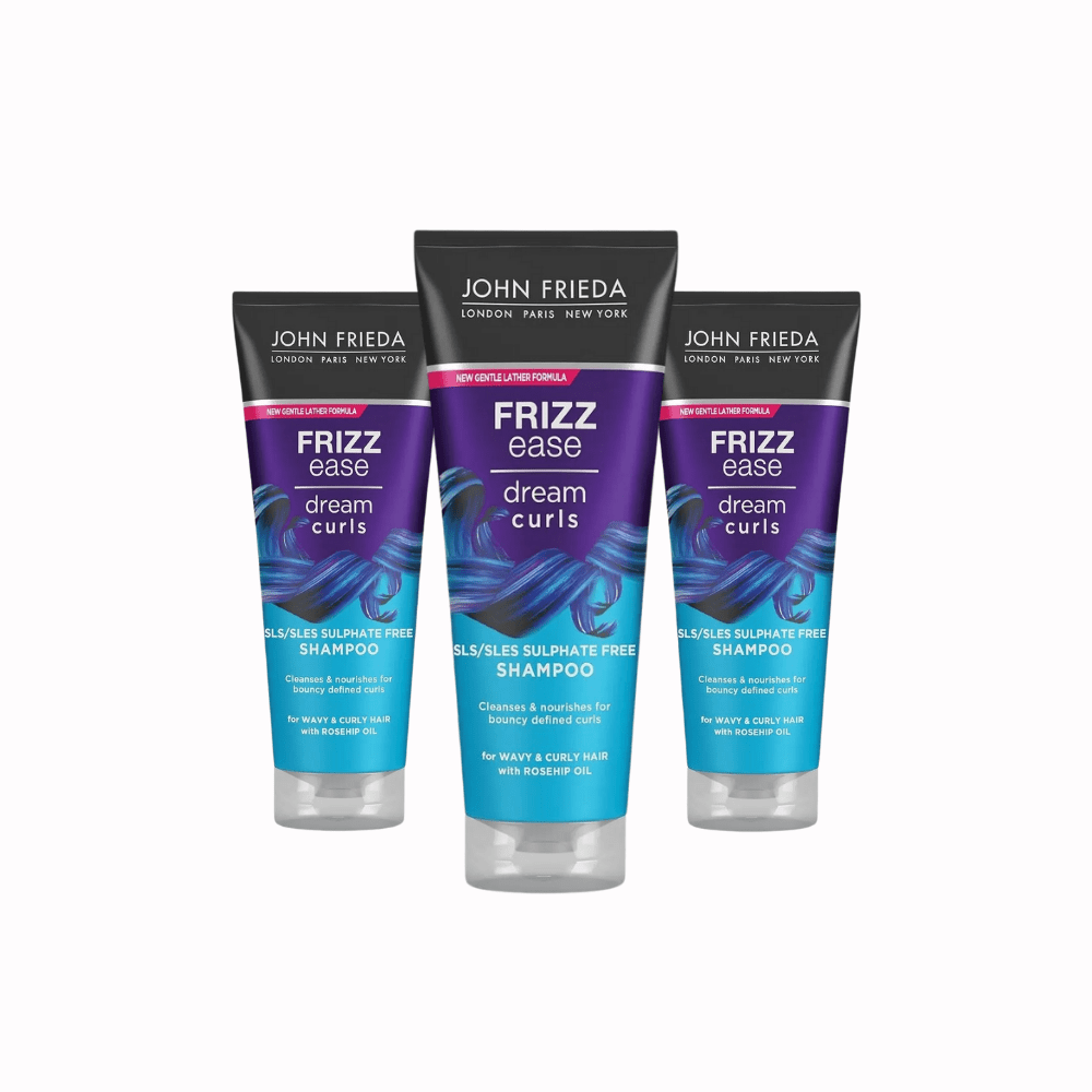John Frieda Frizz Ease Dream Curls Flawless Curls Shampoo 250ml 3 Pack